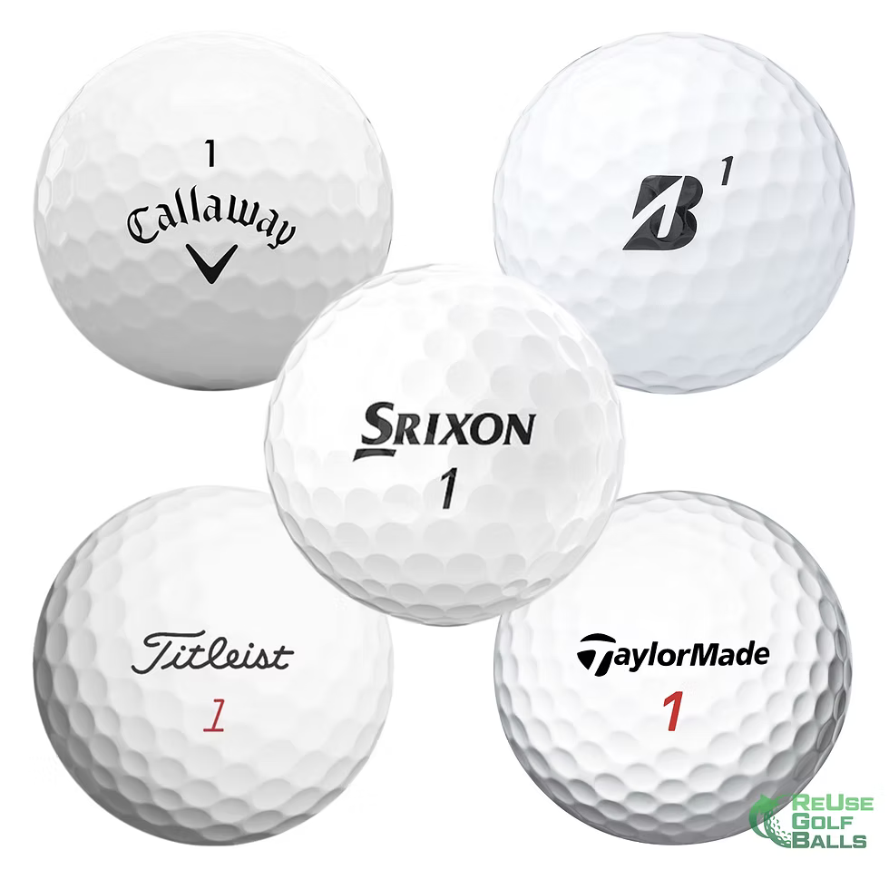 Assorted used Dozen Of Golf Balls